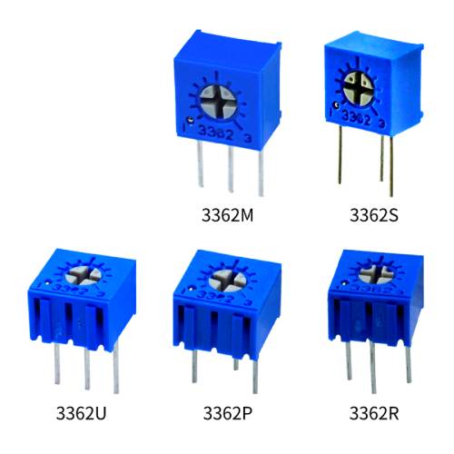 3362 Series Single-turn Glass Glaze Preset Potentiometer